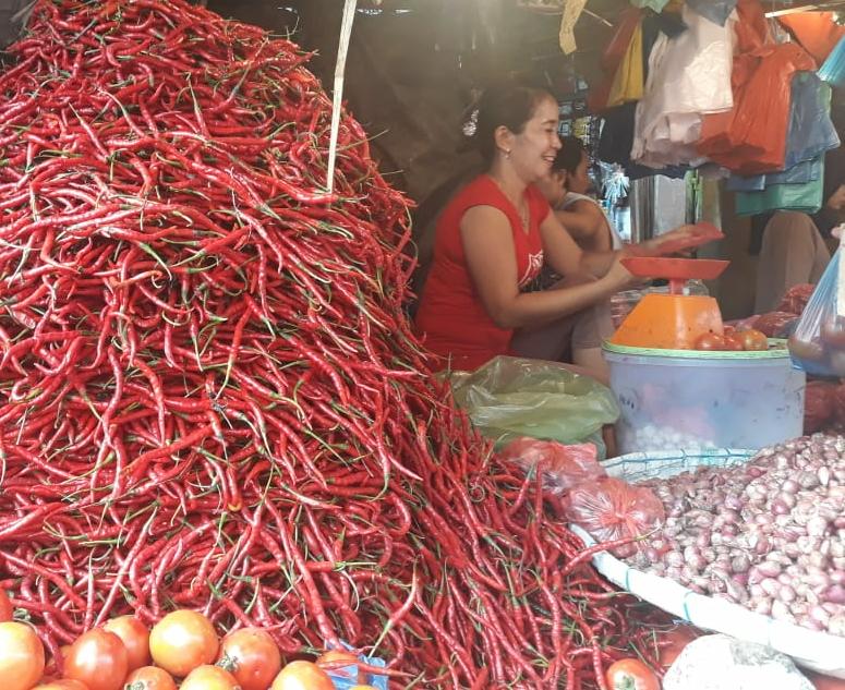 Harga Cabai Masih Melambung hingga Rp90 Ribu/kg